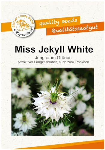 Blumensamen Miss Jekyll White Nigella Portion