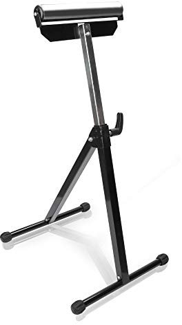 Randaco 1x Rollenbock, 68-108CM Höhenverstellbar Rollbock, klappbar Rollenständer, Unterstellbock, Klappbock mit Antirutschfüßen, Stützbock bis 90 kg