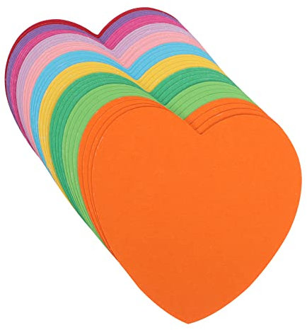 Ciieeo 50stücke Herzförmige Haftnotizen Bunte Selbstklebende Memo Zettel Für Büro Schule Zuhause Kreative Nachrichten Organisation Klebeetiketten Kleine Kärtchen Beschriften