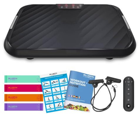 Pedana Vibrante Bluefin UltraLite | Pedana vibrante per esercizi di drenaggio linfatico | Macchina per l’esercizio fisico con le vibrazioni | Macchina con piattaforma vibrante