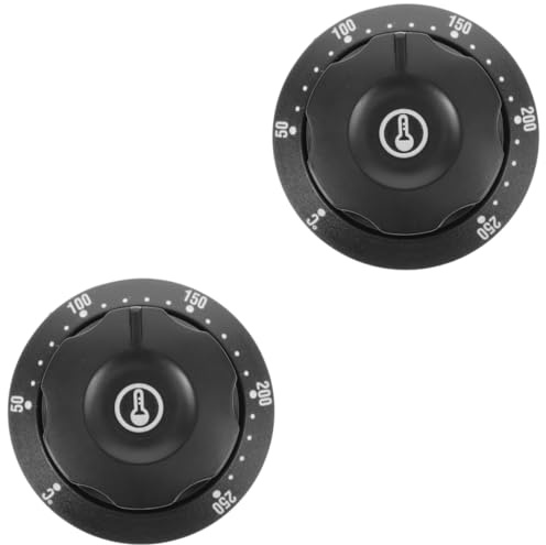 WATIIFUFU 2pièces Thermostat De De Température Pour Four Et Friteuse Bouton De Remplacement Avec Échelle De Accessoire Pratique Pour Cuisinière Et Électroménager