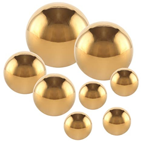 Milisten 8stücke Edelstahlkugeln Poliert Glänzend Für Garten Gartenspiegelkugel Hohl Gartenglobus Outdoor Reflexionsball Spiegel Decor