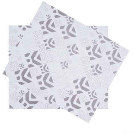 Set of 2 Cooker Hood Filters Robust Material Designed to Capture Grease and Minimize Cleaning Efforts
