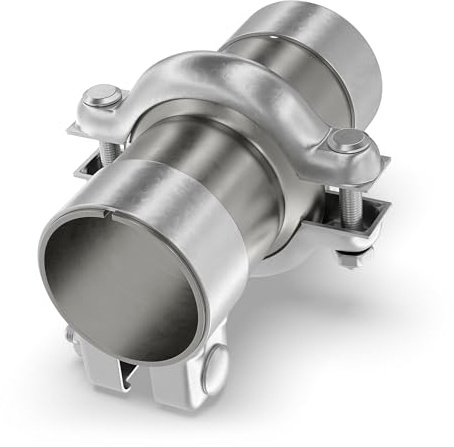 Universal PSA Reparatur Verbindungsset Schalldämpfer Auspuffrohr Flansch mm mit Schellen für alle PKW und LKW ohne Schweissen ~~INNENDURCHMESSER Ø60mm ~~
