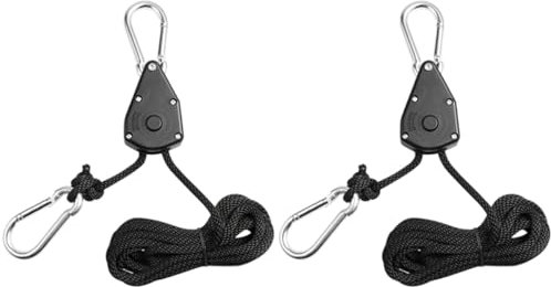 TOYANDONA 2pièces Hangers De Lumière De Réglables Ropes De Suspension Robustes Pour Lampes De Plantes Élingues De Jardin