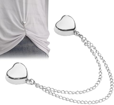 Épingles magnétiques pour vêtements, Pinces magnétiques pour Manches de Chemise - Pince à vêtements Multifonction en Forme de cœur,Pantalon Multifonction, Manches châle, Attaches à chaîne