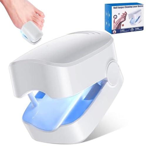ZVD Dispositivo Anti Micosi Unghie Piede, Dispositivo Laser per Micosi Unghie Dei, Laser Trattamento fungo chiodo, Effettive per Micosi (#1, Bianco, 1pcs)