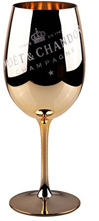 Moët & Chandon Ibiza Imperial Champagnergläser aus reinem Glas (Gold, 1)