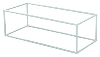 Bette Lux Shape, Rahmengestell 190x90 cm, Farbe: Weiß Feinstruktur matt - Q003-807
