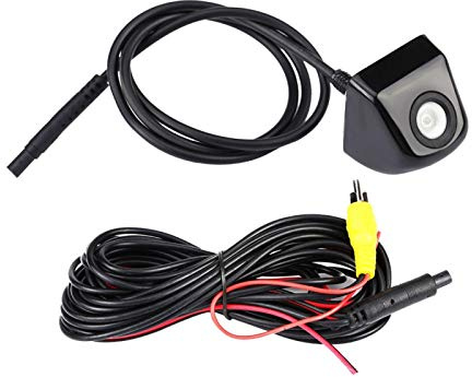 Cámara De Reversa CCD Universal para Automóvil con Visión Nocturna Y Ángulo Amplio Resistente Al Agua IP67 Ideal para Estacionamiento Y Maniobras