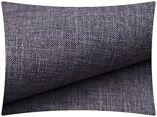 Lederkonzept 2,5 Meter Polsterstoff Lux 06 Dunkelgrau (250cm x 140cm am Stück) Möbelstoff