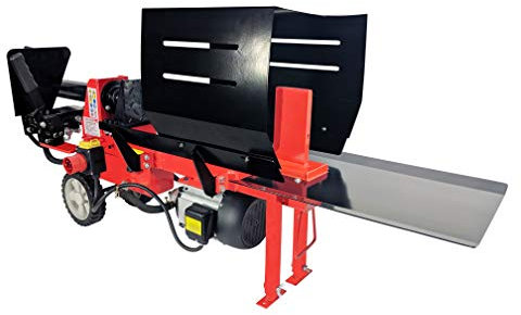 Holzspalter liegend | 8 Tonnen Holzspalter | Elektrisch 400V Holzspalter | Hydraulik Holzspalter | Premium Liegend Holzspalter | CROSSFER® (8 Tonnen (400V))