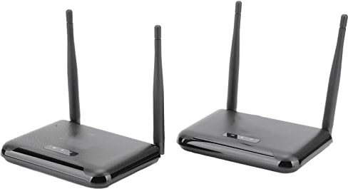 Annadue Émetteur et Récepteur HDMI sans Fil 4K IR, Transmission Haute Vitesse 1920x1080 à 60Hz 3840x2160 à 30Hz Extension Vidéo D'interface Multimédia HD sans Fil(EU)