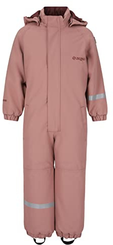 ZIGZAG Barn snödräkt Vally Coverall W-PRO 10 000 I unisex overall för flickor och pojkar I utomhusdräkt med reflektorer 1109 Burlwood 140