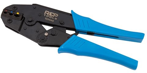 RepTools Quetschzange isolierte Kabelschuhe 0.5-6.0mm² KFZ Crimpzange | Kabelschuhzange