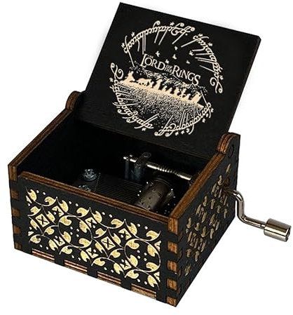 Cuzit Caja de música grabada El Señor de los Anillos, juguete musical novedoso, regalo para cumpleaños, día de San Valentín, Navidad, Acción de Gracias