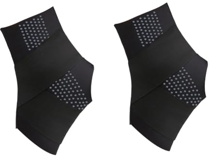 Diheohg 2 tobilleras, tobilleras de compresión ajustables para hombres y mujeres, protección deportiva, estabilización de las bandas, duradera, fácil instalación, fácil de usar, XXXL