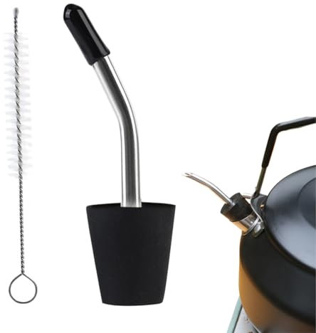 Bec Verseur D'eau Pour Cafetière, Becs Verseurs Résistants À La Chaleur Avec Brosse De Nettoyage, Accessoires Réutilisables Pour Thé Chocolat Chaud Liqueurs Et Boissons