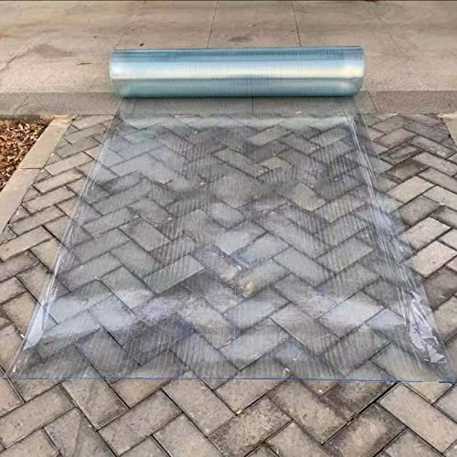 Wasserdichte transparente Paneele für Gartenhaus Dach Gewächshausabdeckung wetterbeständige Markise ideal für Terrassenfenster & Türen Anpassbare Größe inklusive Montageschrauben