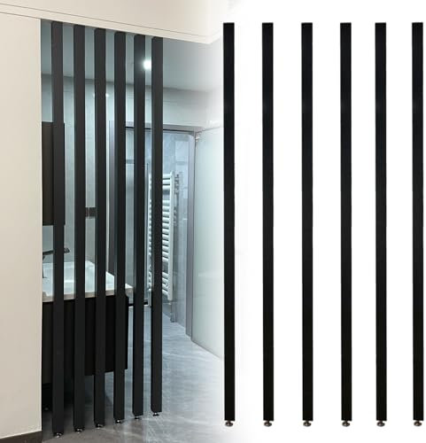 Anpassbare Holzpaneel Raumteiler Paravento Sichtschutz für Wohnzimmer & Treppenhäuser, eleganter Raumteiler mit Lamellen, ideal für Wohnkultur