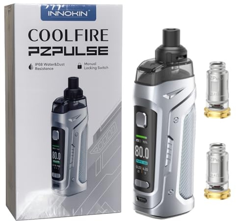For Innokin CoolFire PZPulse Kit 80 W Batería 2400 mAh Pantalla TFT 0,96
