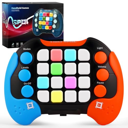 AYESY Quick Push Spiel Fidget Toys, Puzzle-Spielmaschine, Handheld-Spiel, Elektronische Spielkonsole, Geschenk(Schwarz)