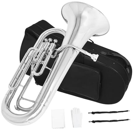 Bb Euphonium Bb Euphonium 3 Tasten Vertikalventil Baritonhorn Professionelles Musikinstrumentenset