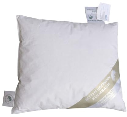 Betten Hofmann Baby Daunenkissen Kissen 35x40 cm medium 100% Daunen flauschig weich 60g, 100% Natur, waschbar, kuschelig, flauschig weich, Naturprodukt