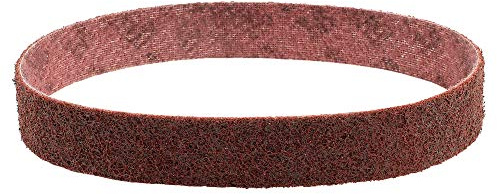 CS Unitec | 38532 | Pipe-MAX Abrasive Surface Conditioning Fleece Belts for Pipe, Curved Surfaces, & Handrails. Medium/180 Grit, 30.7 Long x 1.5 Wide (Pack of 4) - Made in Germany