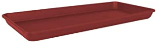 ARTEVASI Sottovaso Rettangolare Venezia XL 100 cm Rosso Scuro