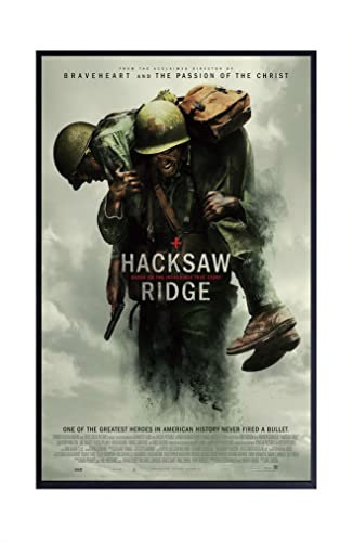 Christ-EZ Hacksaw Ridge Wall Movie Poster - Matte poster Frameless Gift 11 x 17 inch(28cm x 43cm)