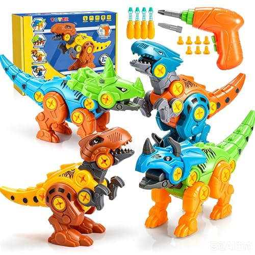 Toyzey Juguetes de Dinosaurios 3-9 Años - Set de Construcción Regalo Educativo
