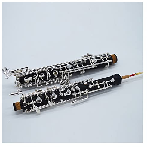 ZUZU Oboe Instrument C Key Oboe Halbautomatischer Bakelitkörper Mit Versilberten Knöpfen Oboe Teile