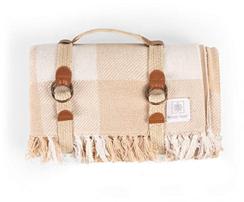 PICNIC TIME 639-00-298-000-0, Outdoor, Strand, (Beige Gingham) Montecito Picknickdecke mit Geschirr