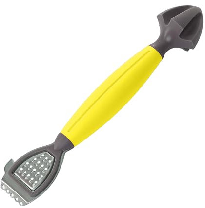 Strumento 3 in 1 per grattugiare limoni, lime, alesatore e grattugia con manico morbido, compatto per una facile conservazione e lavabile in lavastoviglie