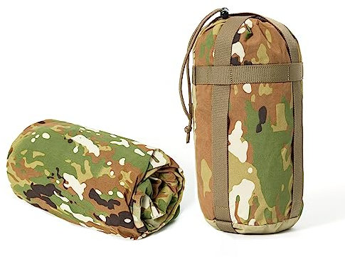Akmax.cn Bivy Cover Sack für Militär-Armee-Modulares Schlafsystem, wasserdichte Außenschale für Schlafsack, minimalistischer Tarnschutz