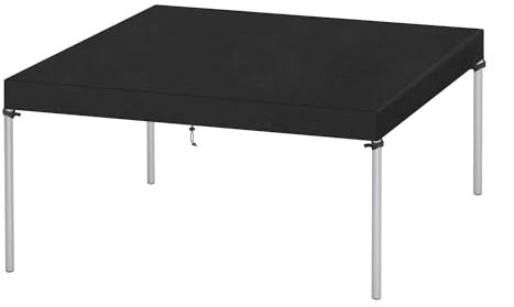 VANSHEIM Abdeckung Tischplatte Abdeckung Gartentisch Abdeckhaube Gartentisch Abdeckhaube für Tisch Wasserdicht Abdeckplane Gartentisch Winddicht UV-Beständiges 420D Oxford Gewebe 160x100x15cm