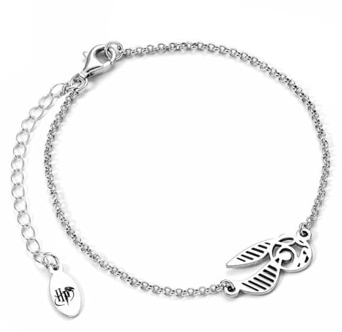 Harry Potter Goldener Schnatz Unisex Armband silberfarben