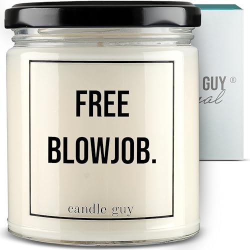 candle guy Duftkerze im Glas [Brennzeit 70h] - Duft-Kerze handgemacht mit Spruch | Freches Geschenk für Frauen, Freundin, Geburtstag | 100% Sojawachs, schöne natürliche Düfte mit ätherischem Öl