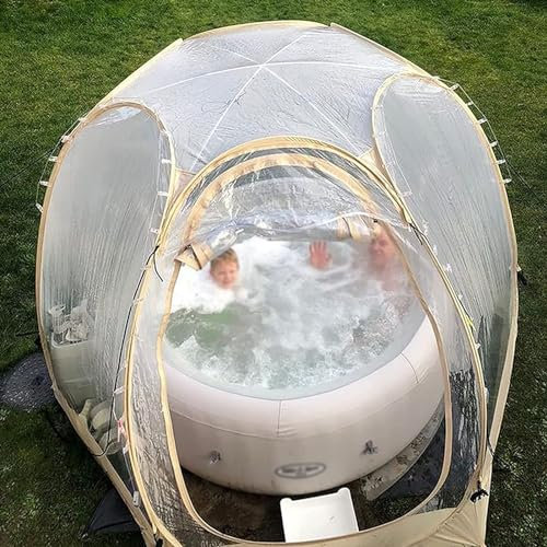 Blasenzelt Durchsichtiges Gewächshaus-Gartenkuppel-Iglu, Sofort-Luftpolsterzelt-Pavillon für Den Garten, Überdachungszelt für Veranstaltungen, Sichtschutzhaus für Partys, Picknicks, Verabredungen(300x