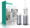 VOYOR-HEALTH Irrigador Dental Portatil, Irrigador Bucal con 5 Modos e IPX7 Impermeable, Inalámbrico y Recargable Irrigador de Viaje, Apto para Limpieza Dental en Casa y Viaje WF510 (Oro)