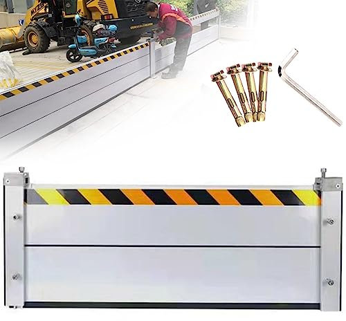 FGDIUCVN Hochwasserschutz Kellerfenster, Hochwasserschutz, Aluminiumlegierungsmaterial, Gute Wasserdichtigkeit, geeignet für Garageneinfahrt, Tür, Straße usw., 100 x 40 cm