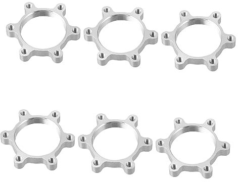 SKISUNO 6stücke Naben-scheibenadapter Für Fahrräder Scheibenbremsen-umrüstsitz Bolzen Flansch Adapter Fahrrad Zubehör Disk Bremsscheibe Adapter