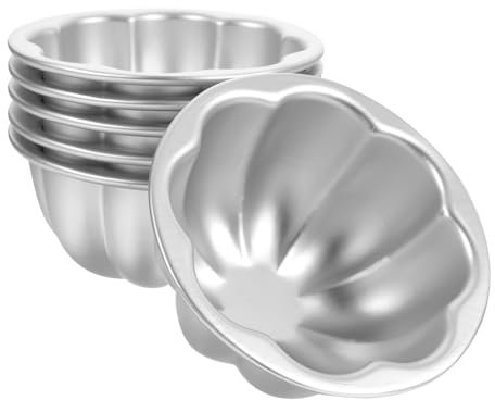 Cabilock Moldes de Metal Livianos para Muffins Tartaletas Y Pudines