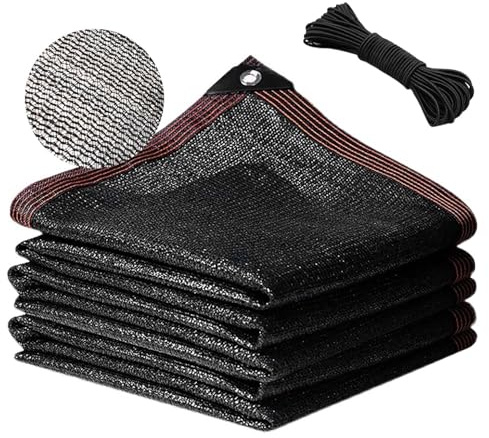 Schattennetz, 3x6m Schattierungsnetz mit ösen, Schattierungsnetz 80% Shading Rate UV-Beständiges, Sonnenschutznetz, Sonnenschutz Netz, Schattierungsnetz für Gewächshaus Garten