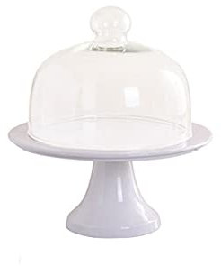 GZSLKSCD Alzata per Dolci con Coperchio, Alzata per Dolci, Vassoio per Pane, Espositore per Dessert, Vassoio da Portata per Wparty Festival