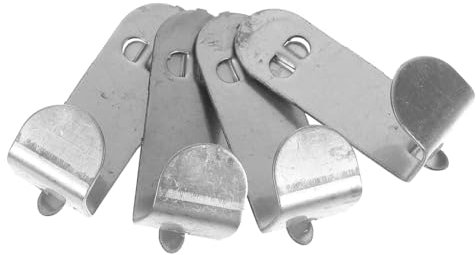 FIXOSHEE 4piezas Ganchos Estante Congelador Refrigerador Inoxidable Unidades Sin Taladrar Organizador