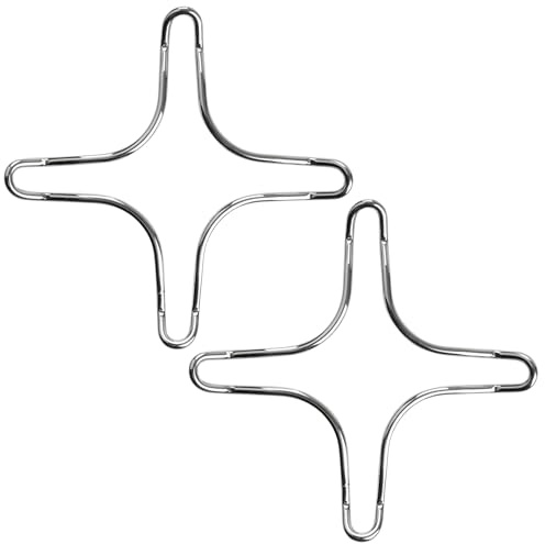 ALGOMAS® Lot de 2 réducteurs pour cuisinière à gaz | Adaptateur universel de 13 cm | Support stable pour cafetières et petites casseroles