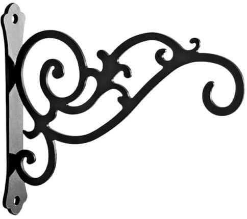 YGLEEULI Balkonkasten Halterung Hängende Halterung Haken Aufhänger Wand Vogel Blume Garten Topf Korb Pflanzer Laterne Metall Feeder Chime Wind Mount Haken für hängende Pflanzer