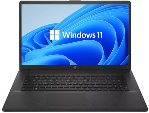 HP Laptop, 17,3 Zoll IPS Full-HD Display, Intel N200 4 x 3.70 GHz, 32 GB DDR4 RAM, 1000 GB SSD, Intel UHD Graphics, Schwarz, Norton 360, Windows 11
